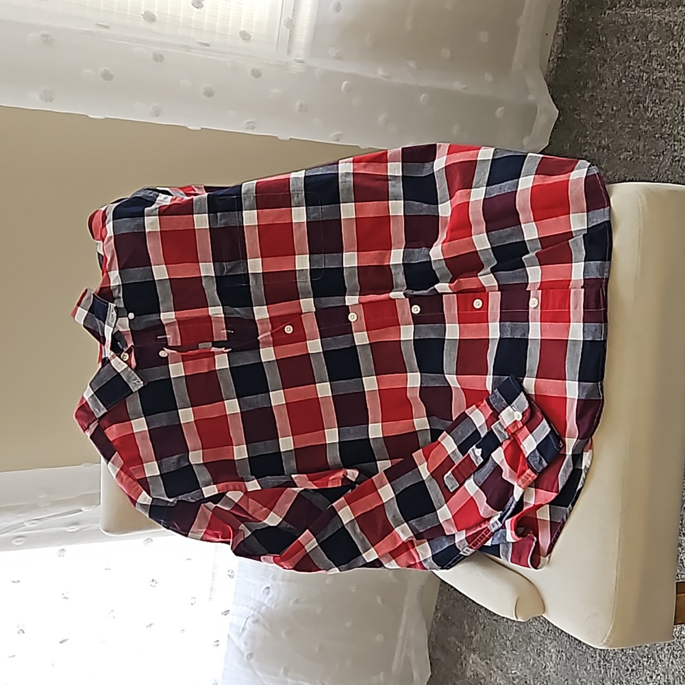 Merona Men's Checkered Dress Shirt